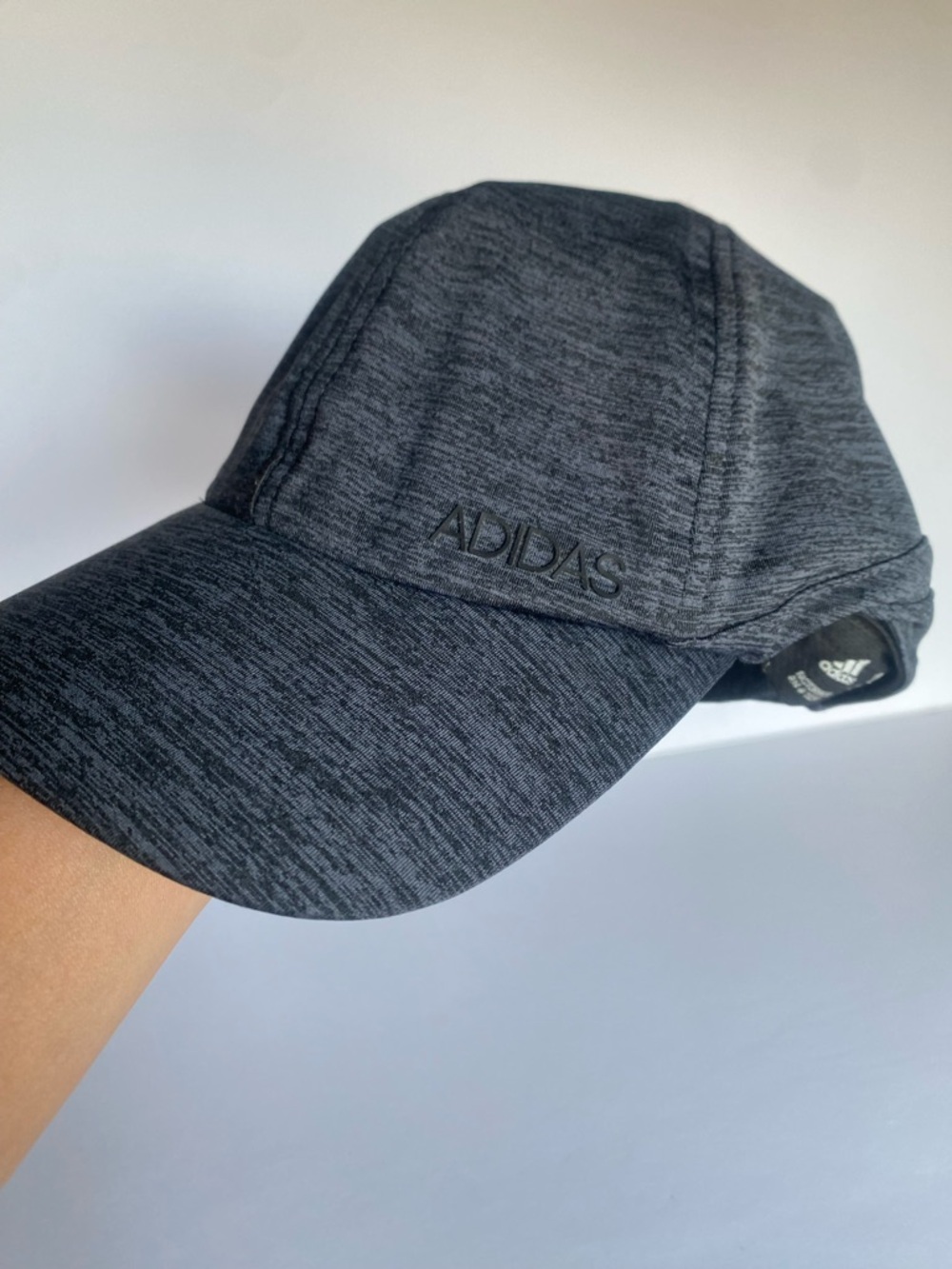 Adidas Charcoal Unisex Climalite baseball cap.